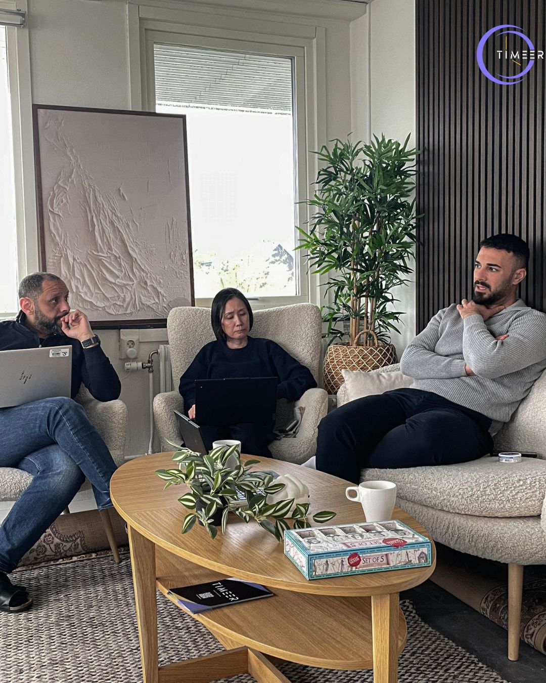 Development team at work